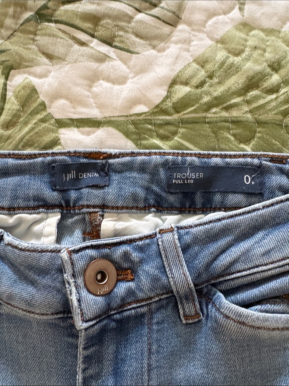 J. Jill Full Leg Trouser Jeans 0 Petite